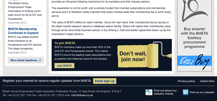 BHETA website