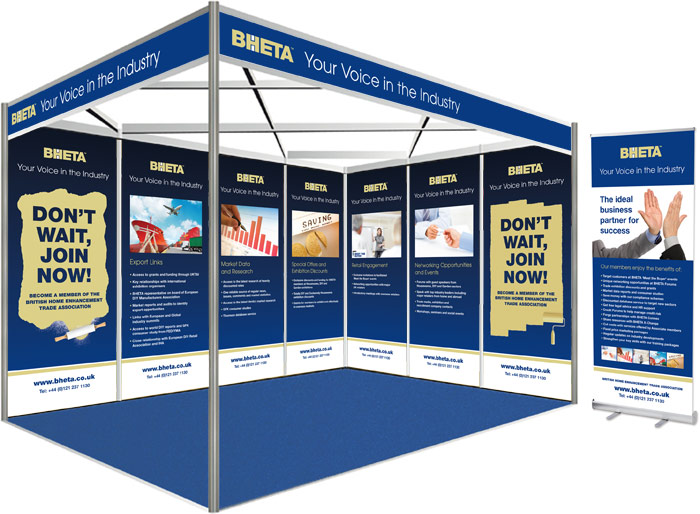 BHETA exhibition graphics