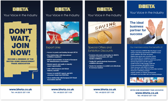 BHETA exhibition graphics