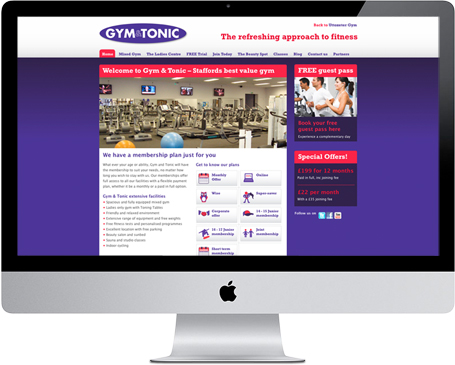 Gym & Tonic website