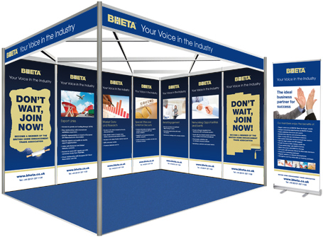 BHETA exhibition graphics